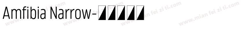 Amfibia Narrow字体转换